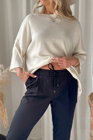 Myriel stretch housut, musta