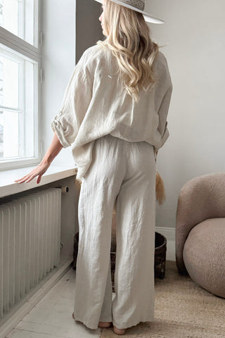 Paloma pellavahousut, hiekka