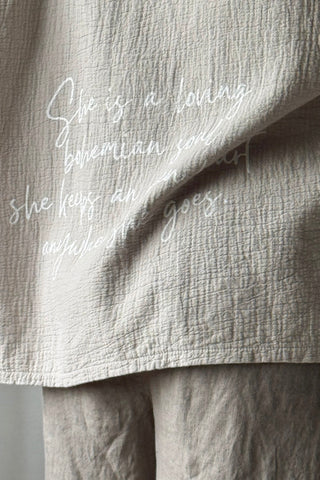Poem pitkähihainen t-paita, cashmere