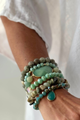 Poppy rannekoru, turquoise