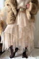 Rosie tyllihame, light beige