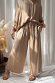 Satin Love satiinihousut, caramel