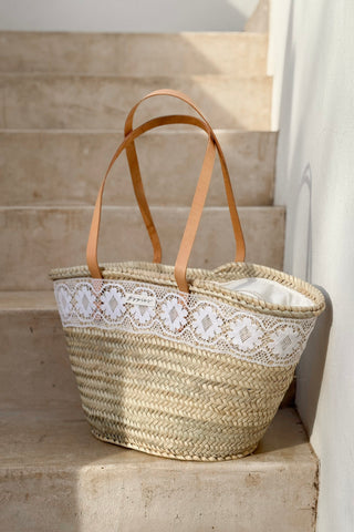 Shabby lace korikassi