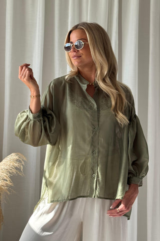 Soft Light tencel pusero, camo