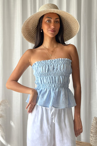 Sunstar pellavatoppi, oxford blue