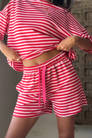 Sun Stripes shortsit, punainen-pinkki
