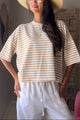 Sun Stripes t-paita, valkoinen-beige