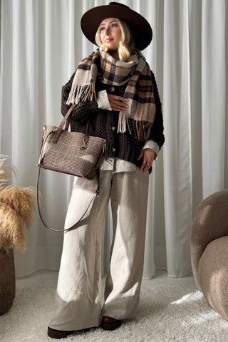 Windsor Reversible Bag little, brown/check