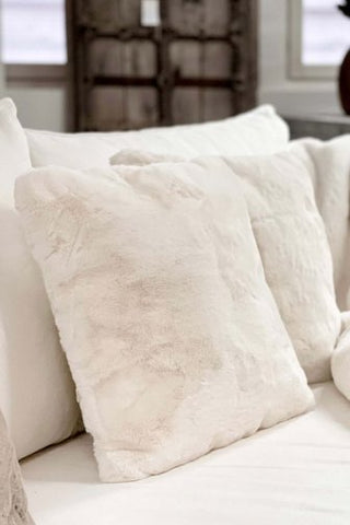 Fluffy karvatyyny, ivory
