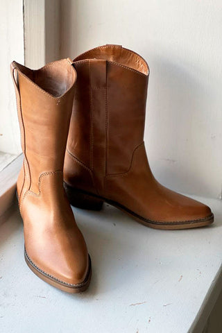 Tracy bootsit, dark tan
